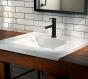 Arlys Bathroom Sink Faucet - 1 Lever - Matte Black - 4" Centerset