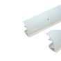 Vinyl Bumper Door Threshold with Vinyl Insert - White - 36"