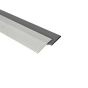 Silver Aluminum Doorsweep with Rubber Insert - Silver - 36"
