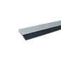 Aluminum Doorsweep with EPDM seal for doors - Grey - 48"