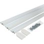 Vinyl Door Jamb with Poly-Foam Insert and Screw Cover - White - 2 x 82" + 36"
