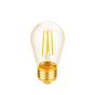 Bulb - Vintage - Dimmable- Filament LED - Replaces 30 Watts, Smoked Glass, 2/Pkg