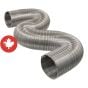 Semi-Rigid Aluminum Duct - 5" x 8'