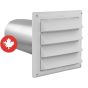 Évent d'entrée d'air, blanc