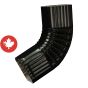 Gutter Elbow - Style "B" - Galvanized Steel - Black - 2" x 3"