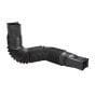 Rallonge de descente de gouttière Flex-A-Spout, vinyle, noir, ajustable 25-55"