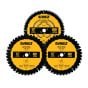 Ensemble de 3 lames de scie circulaire 12"(304 MM)