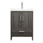 Meuble-lavabo, Smally, 2 portes/1 tiroir, gris charbon, 24" x 33 1/2"