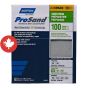 Papier de ponçage, ProSand, Préparation 100, 11" x 9", 20/pqt