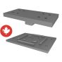 Structural Column Plate Kit - 3 1/2" x 7" x 1/2"