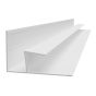 Moulure en F en PVC pour panneau Trusscore RibCore, blanc, 3/4" x 10'