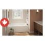 Maddie Skirted Bathtub - 60" x 32" - White - Right-Hand Outlet