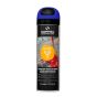 Traceur de chantier très fluorescent FLUO TP, bleu, 345 g