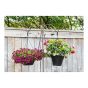 Shepherd Hook - Double - Vineyard Model - 84" - Black