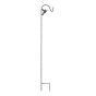 Shepherd Hook - Double - Hummingbird Model - 84" - Black