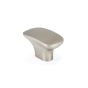 Oval Contemporary Metal Knob - Brushed Nickel