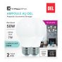 Ampoules DEL, A15, 50 W, lumière du jour, 2/pqt