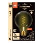 LED Vintage Filament Bulb - Smoked Glass - G40 - 40 W - Soft White