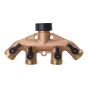 Metal 4-way Hose Valve