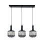 3-Light Pendant -Black