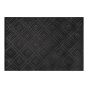 Tapis Squalor, charbon noir, 24" x 36"