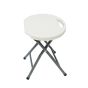 Tabouret pliant, blanc