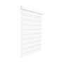 Cordless Zebra Roller Shade - White - 48" x 72"