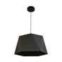 Beverly 1 Pendant Light - Black - 19.44"