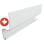 Moulure de base, PVC, 10', blanc