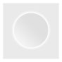 Round Bathroom Vanity Mirror - Madrid - White LED Surround - 28"