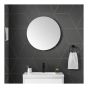Round Bathroom Vanity Mirror - Madrid - White LED Surround - 28"