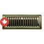 Floor Register - Antique Brass - 3" x 10"