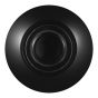 Bouton-poussoir filaire pour carillon de porte éclairé, métal, noir