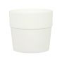 Pot Cover, Groove, Inside, Plastic, White, 17 cm