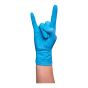Gants de nitrile, sans poudre, 4,5 mil, bleu, 100/pqt, grand