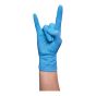 Gants de nitrile, sans poudre, 4,5 mil, bleu, 100/pqt, x-grand