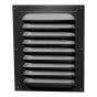 Rectangular Gable Vents - Standard - Black - 11" x 14"