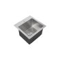 Évier de bar, Lixia, acier inoxydable, 15" x 15" x 9"