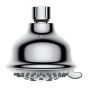 Pomme de douche, 6 fonctions, jet oxygéné, chrome