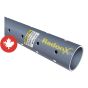 Tuyau RadonX, perforé, PVC, SGV, 4" x 10'