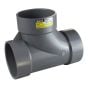 Tee Wye Hub - RadonX - PVC - SGV - 4" x 10'