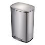 Poubelle à pédale - inox - 30 l