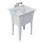 Nova Sink with Chrome Faucet - 2 Handles - Granite