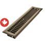 Floor Register - Chocolate - 2 1/4" x 12"