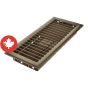 Floor Register - Chocolate - 4" x 10"