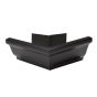 Gutter Outside Corner - Aluminum - 5" - Black