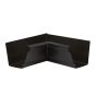 Gutter Inside Corner - Aluminum - 5" - Black