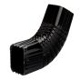 Gutter Elbow B - Aluminum - Black - 2" x 3"