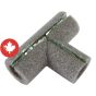 Isolant en T auto-scellant pour tuyau, 7/8" ID x 1/2 Wall