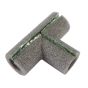 Isolant en T auto-scellant pour tuyau, 1-1/8" ID x 1/2 Wall